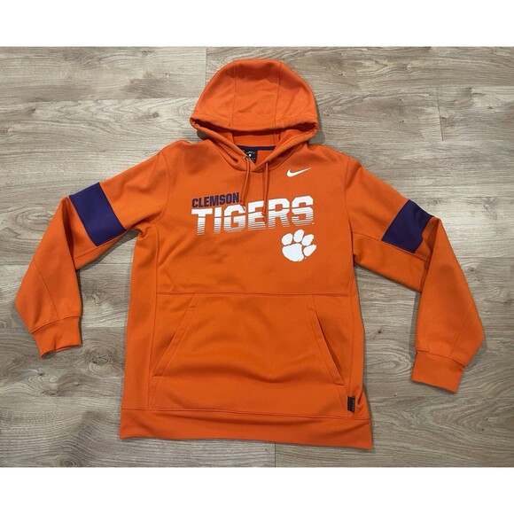 Nike Clemson Tigers On-Field Hoodie Sweatshirt Men’s L Long Sleeve College - Picture 1 of 7